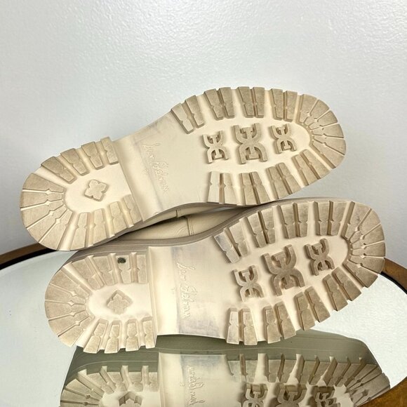 SAM EDELMAN Laguna Waterproof Lug Sole Chelsea Boot in Modern Ivory Size US 8.5 - Picture 10 of 15